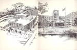 Pen & ink illustrations for Hinsdale Adventist Hospital